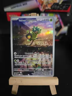 Pokemon Card Teal Mask Ogerpon #123 Twilight Masquerade Promo Card English - Image 1