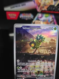 Pokemon Card Teal Mask Ogerpon #123 Twilight Masquerade Promo Card English - Image 2
