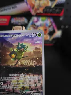 Pokemon Card Teal Mask Ogerpon #123 Twilight Masquerade Promo Card English - Image 3