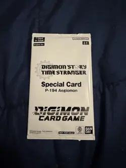 Digimon TCG Exclusive Aegiomon Card P-194 Alt Art - Image 1