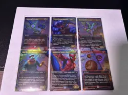 MTG Marvel Spider-Man Scene Box FOIL Card Set SPE 021, 022, 023, 024, 025, 026 - Image 1