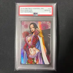 PSA 10 One Piece Boa Hancock Our Memories Wafer Card Japanese Limited Rare - Image 1