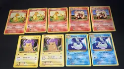 Pokemon Evolutions Common + Uncommon 9 Card Lot NM-LP - Image 1