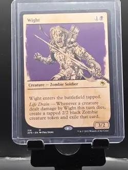 Magic the Gathering MTG Wight (316) Adventures in the Forgotten Realms NM - Image 3