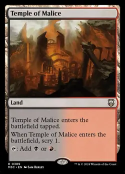🧙Temple Of Malice R 0389 M3C MH3 Modern Horizons 3 MTG - Image 1