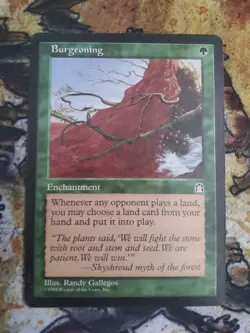 Burgeoning - Stronghold MTG Magic The Gathering MP - Image 1