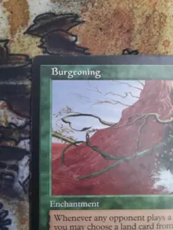 Burgeoning - Stronghold MTG Magic The Gathering MP - Image 4