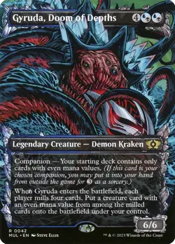 1x - Gyruda, Doom of Depths - Showcase #42 - Multiverse Legends - NM MTG - Image 1