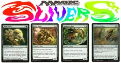 4x (1/ea) - Sliver GREEN Lot 2 - Time Spiral Remastered/Modern Horizons CUC MTG - Image 1