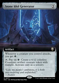 🧙Stone Idol Generator R 0077 Borderless M3C MH3 Modern Horizons 3 MTG - Image 1