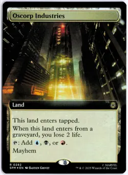Oscorp Industries (Extended Art) (Foil) 0282 (R) MTG Marvel's Spider-Man (SPM) - Image 1