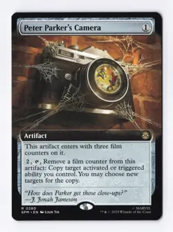 Peter Parker's Camera (Extended Art) 0280 (R) MTG Marvel's Spider-Man (SPM) - Image 1