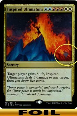 1x - Inspired Ultimatum - FOIL PROMO #191p - Ikoria: Lair of Behemoths - NM MTG - Image 1