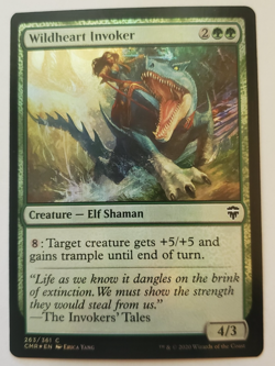 1x Wildheart Invoker FOIL Commander Legends MTG Magic the Gathering NM - Image 1