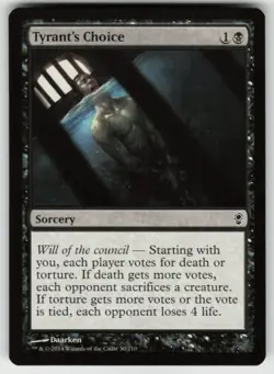 MTG Tyrant's Choice C Conspiracy 30 LP - Image 1