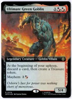 Ultimate Green Goblin (Extended Art Foil) 0276 (R) MTG Marvel's Spider-Man (SPM) - Image 1