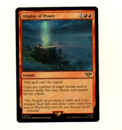 Display Of Power 0119 Rare Foil Lord Of The Rings MTG Single Card - Image 1