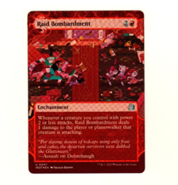 Raid Bombardment Extended Art Wilds Of Eldraine Enchanting Tails Foil MTG - Image 3