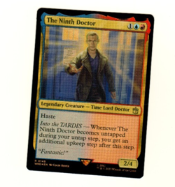 The Ninth Doctor 0148 R Foil Doctor Who MTG Single Card - Image 1
