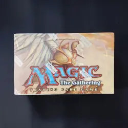 Urza's Saga Booster Box English MTG USG factory sealed Box & Torn Shrink Damage 742818060127 - Image 1