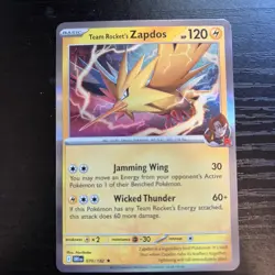Pokemon TCG; Team Rocket's Zapdos 70/182, Destined Rivals _ HOLO - Image 1