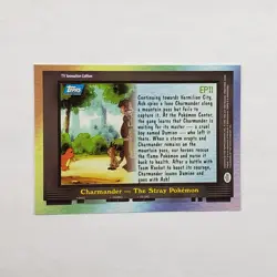 Pokemon Topps TV Animation EP11 Charmander The Stray - Image 3