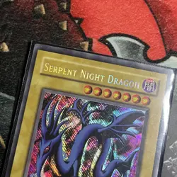 Yugioh Serpent Night Dragon MRL-103 REVERSE SECRET RARE MISPRINT - Image 3
