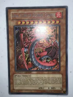 Yugioh PSA Uria, Lord of Searing Flames CT03-EN005 Secret Rare Promo - Image 3