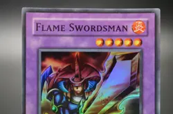 Yugioh- Flame Swordman - Super Rare LOB-003 Asian English - Image 3