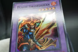 Yugioh- Flame Swordman - Super Rare LOB-003 Asian English - Image 5