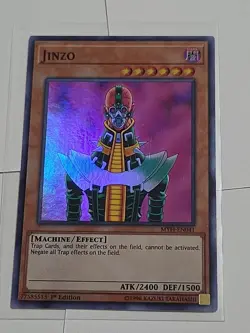 Yugioh! Jinzo MYFI-EN041 Mystic Fighters 1st Edition (Super Rare) NM - Image 1