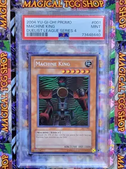 Yugioh Machine King DL4-001 Super Rare Duelist League Series 4 Promo PSA 9 Mint - Image 1