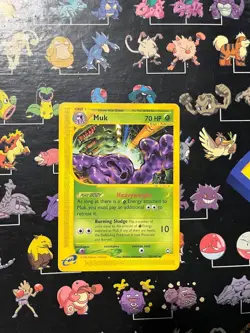 Muk 23/147 Regular Rare Aquapolis Pokemon TCG Pokemon Card Vintage - LP - Image 1