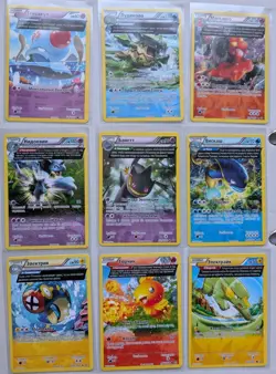 Pokemon Russian Lot 14 Half Art Cards XY Sets Rare Low Pop - Image 1
