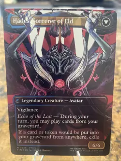 Final Fantasy MTG Emet-Selch Unsundered Borderless Surge Foil Card #539 Mythic - Image 2
