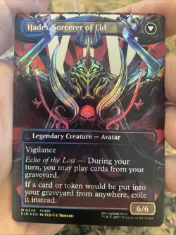 Final Fantasy MTG Emet-Selch Unsundered Borderless Surge Foil Card #539 Mythic - Image 4