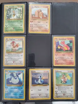 WOTC Vintage Non Holo Pokemon TCG LOT Binder Includes 200+ Cards Base Jungle Neo - Image 1