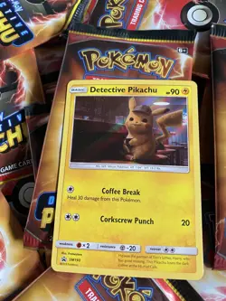 Detective Pikachu Movie 2019 Promo 2 Card Pack SM190 Pokemon New Sealed - Image 3