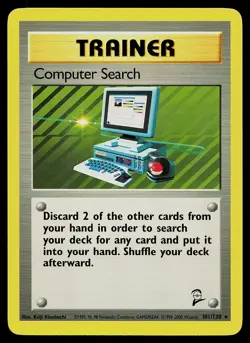 Pokemon Card - Computer Search Base Set 2 101/130 Rare - Image 1