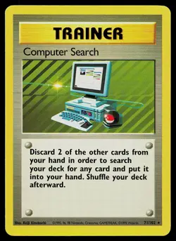 Pokemon Card - Computer Search Base Set 71/102 Rare - Image 1