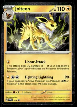 Pokemon TCG SV: Scarlet & Violet Promo Cards #169 Jolteon - Image 1