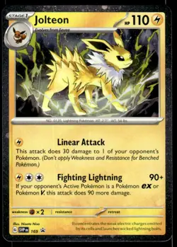 Pokemon TCG SV: Scarlet & Violet Promo Cards #169 Jolteon - Image 1