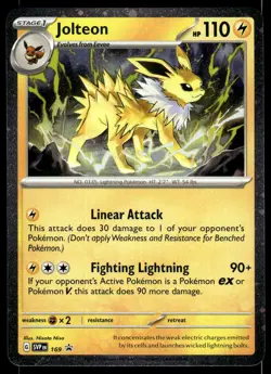 Pokemon TCG SV: Scarlet & Violet Promo Cards #169 Jolteon - Image 1