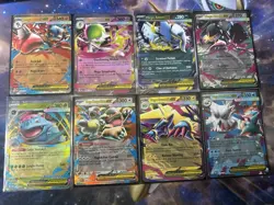Pokemon TCG Mega Evolution Basic EX Bundle All 8 Cards - Image 1