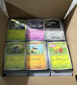 Lot Of Pokemon TCG Bulk - Over 9 Lbs Approx. 2000 Cards English C/UC/R/En - 1 - Image 1
