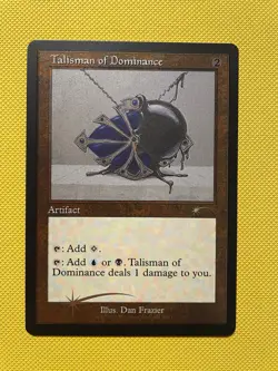Talisman Of Dominance Foil Etched Secret Lair #1053 MTG - Image 1