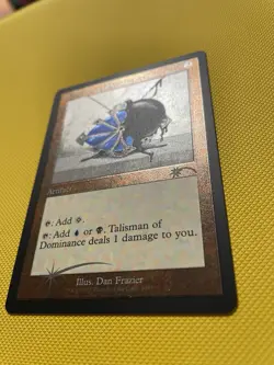 Talisman Of Dominance Foil Etched Secret Lair #1053 MTG - Image 2