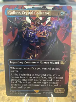 Golbez, Crystal Collector (Borderless) (Surge Foil) Final Fantasy Foil - Image 1
