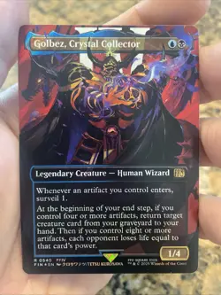 Golbez, Crystal Collector (Borderless) (Surge Foil) Final Fantasy Foil - Image 3