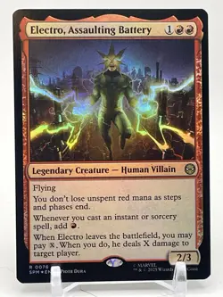 Electro, Assaulting Battery Marvel's Spider-Man Foil - Image 1